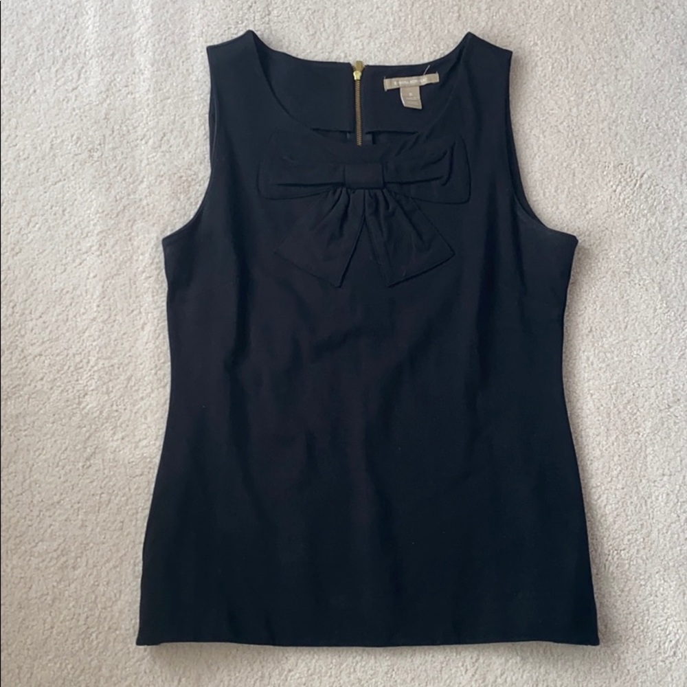 Banana republic sleeveless bow top